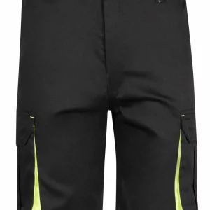 Bermuda elástica bicolor en Alta Visibilidad 103010S gama FluorMatch VELILLA