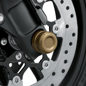 Tapas de las tuercas del eje delantero de la colección Dominion – Bronce