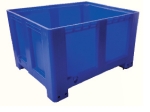 Contenedor plástico liso 1.200 X 1.000 X 760 mm. azul