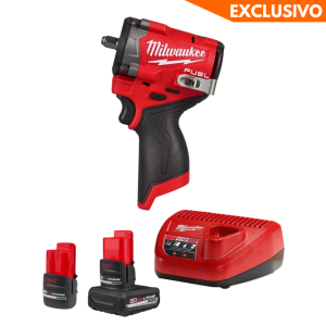 2562-20-2452S KIT DE LLAVE DE IMPACTO STUBBY 3/8″ M12 FUEL MILWAUKEE