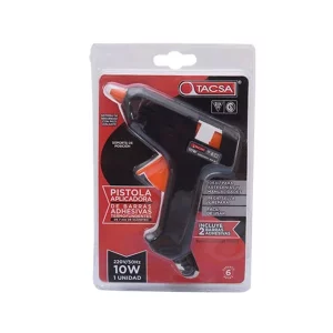 TACSA PISTOLA APLICADORA de adhesivo HOT MELT 10watts BLISTER