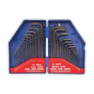 WORKPRO JUEGO LLAVES ALLEN 30 piezas largas