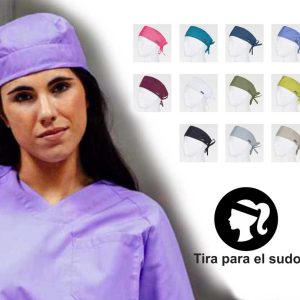 Pack 2 Gorros Sanitarios Quirófano Hombre y Mujer