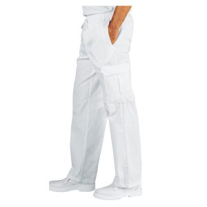Pantalón Cocinero Blanco Algodón