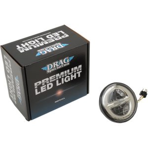 Faro delantero cromado Premium de Led 5-3/4 – Drag Specialties