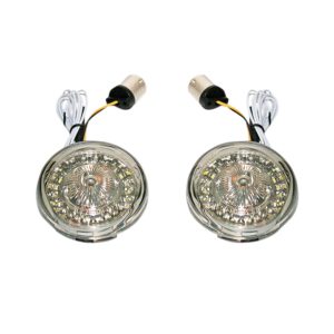 Intermitentes LED Delanteros CUSTOM DYNAMICS ProBEAM Dynamic Ringz para Harley-Davidson® Cristal Transparente