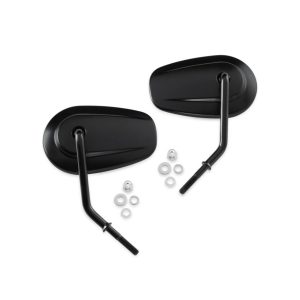 Kit de Espejos Retrovisores Cónicos Harley-Davidson® Brazo Corto – Negro – Multifit